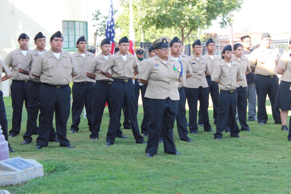 Dinuba NJROTC at this years 9/11 ceremony