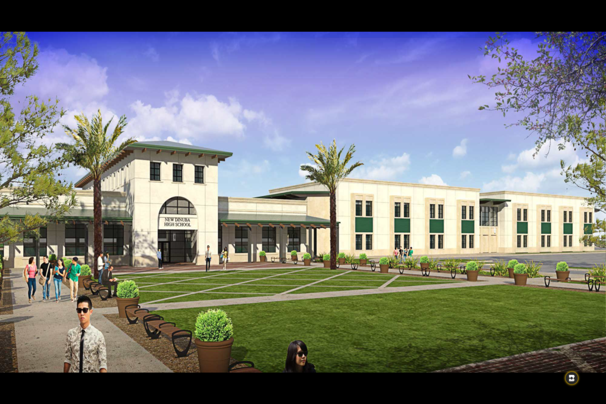 Artist rendering of the new DHS Campus by PBK Architects.