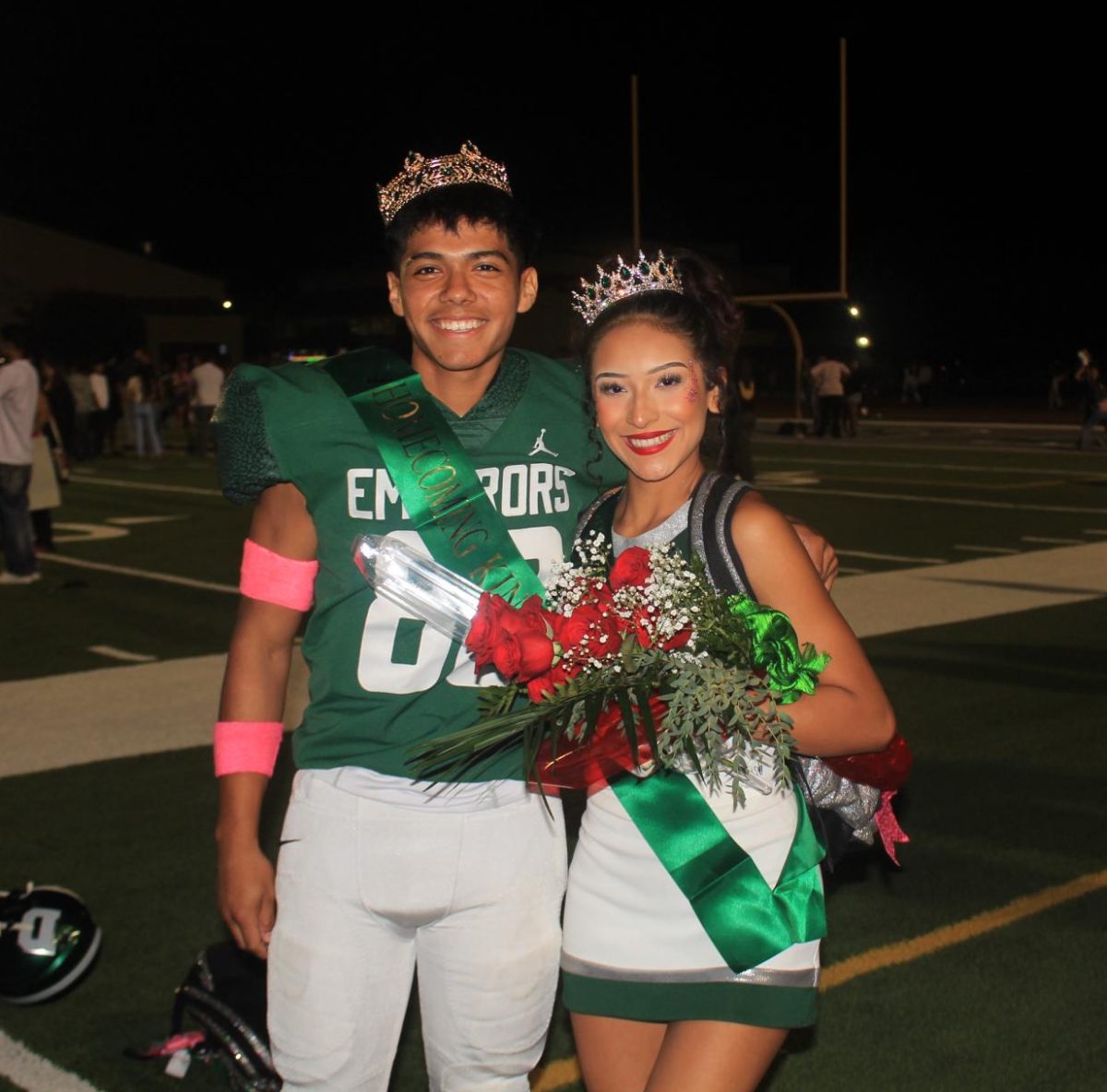 Homecoming 2024 king and queen Eric and McKayla 