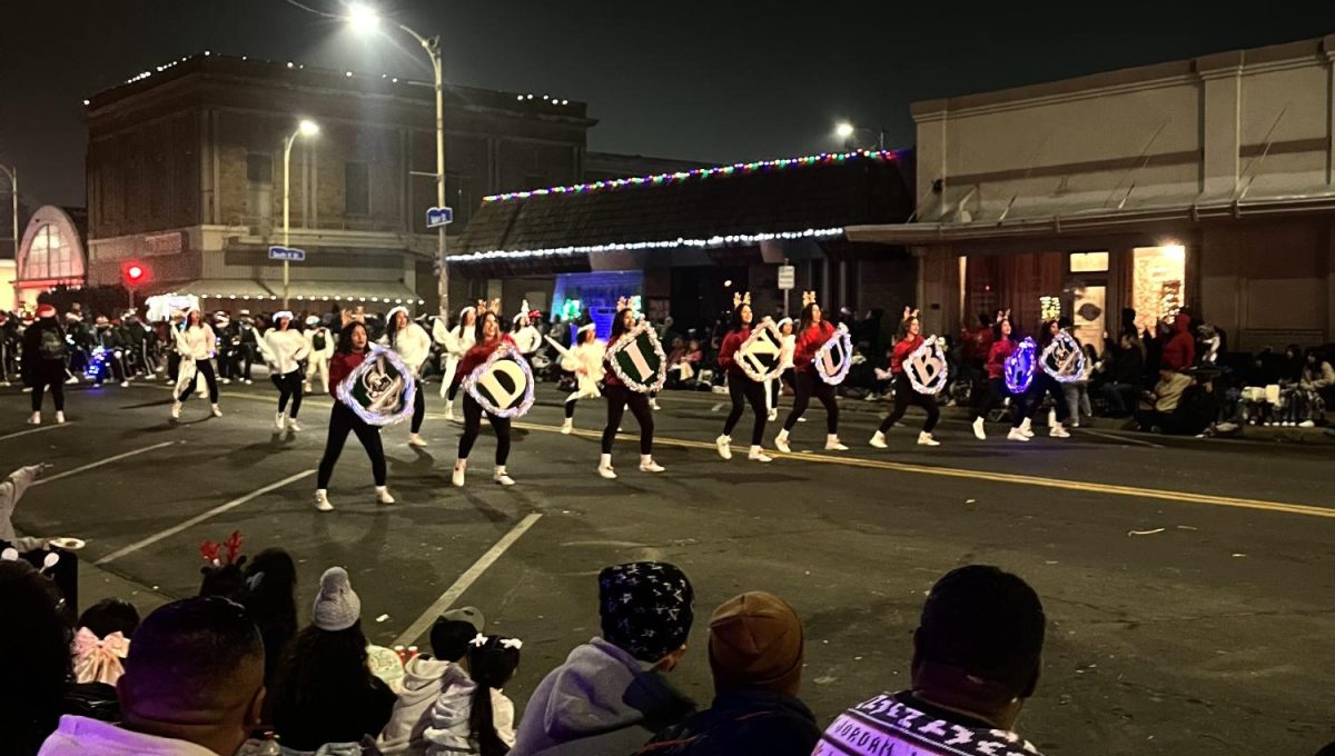 DHS Band performs at the parade.