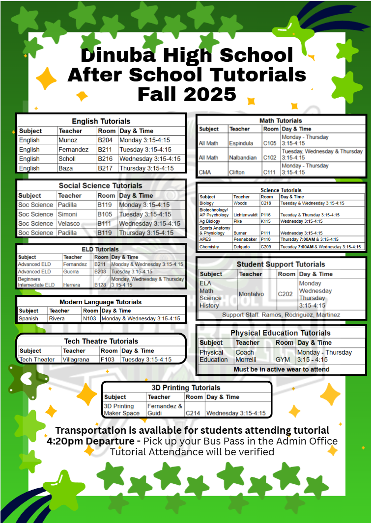 After School Tutorial Gets Under Way for 2025-26