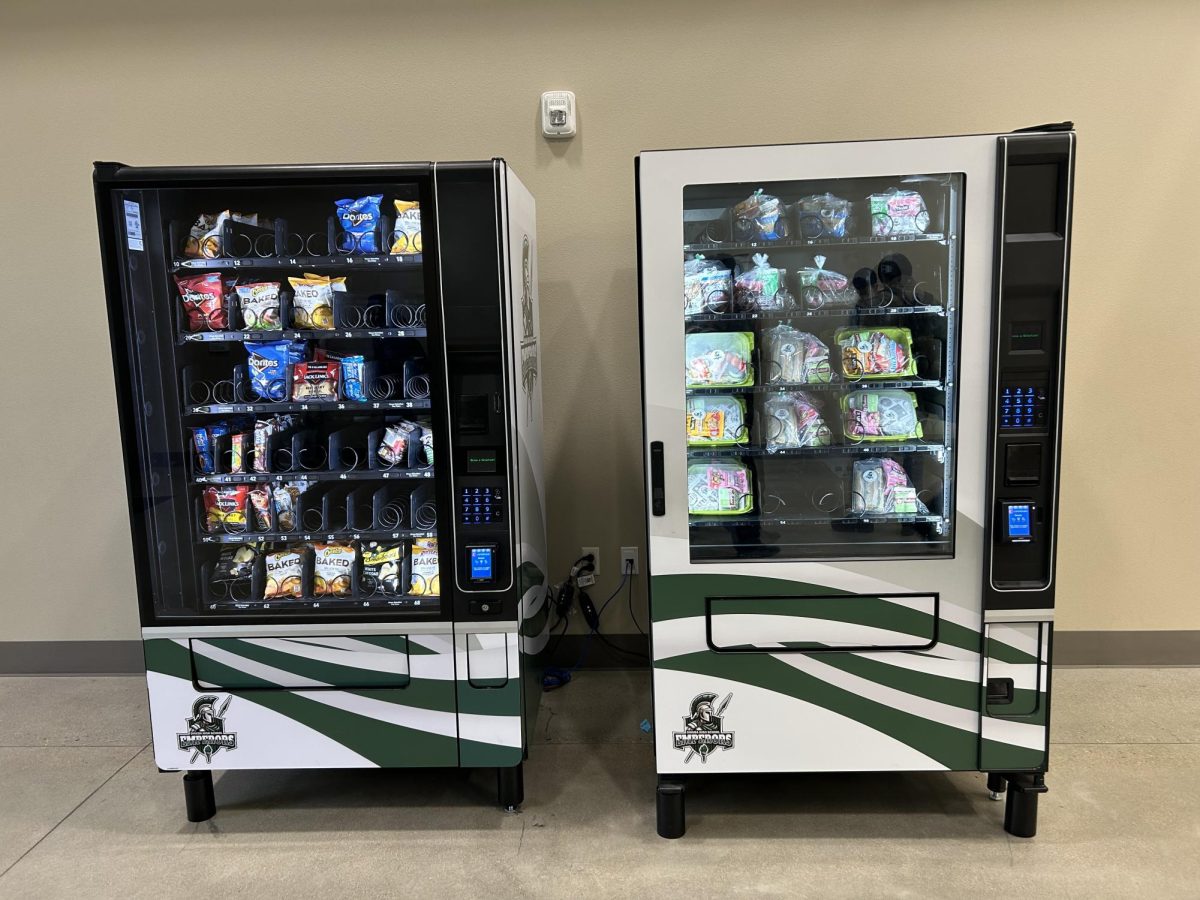 Vending machines in B Building.
