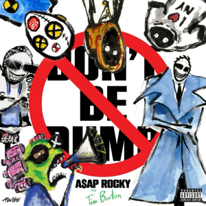 A$AP Rocky album cover art by Tim Burton.