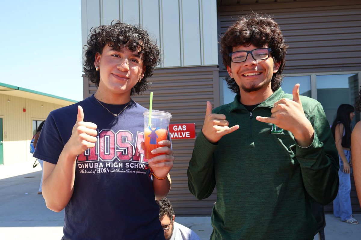 Choir President Elijah Vargas and Vice President Jordan Harp