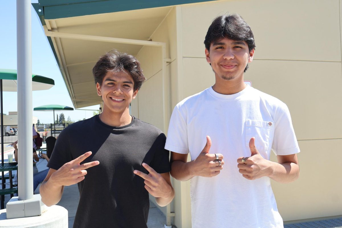 Students AB Martinez and Victor Rodriguez